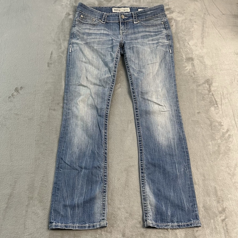 BKE Sabrina Bootcut Jeans Women's 30x31.5 (34x31.5) Faded Stretch Denim
